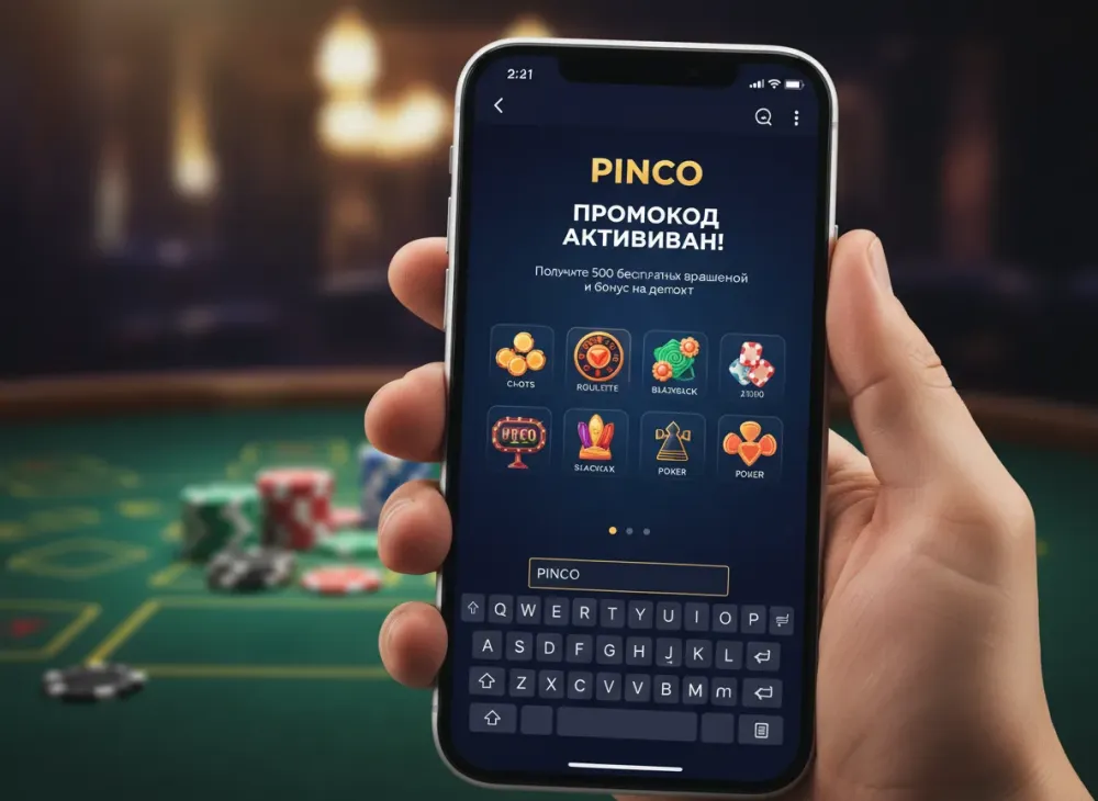 Pinco промокод для активации предложений казино
