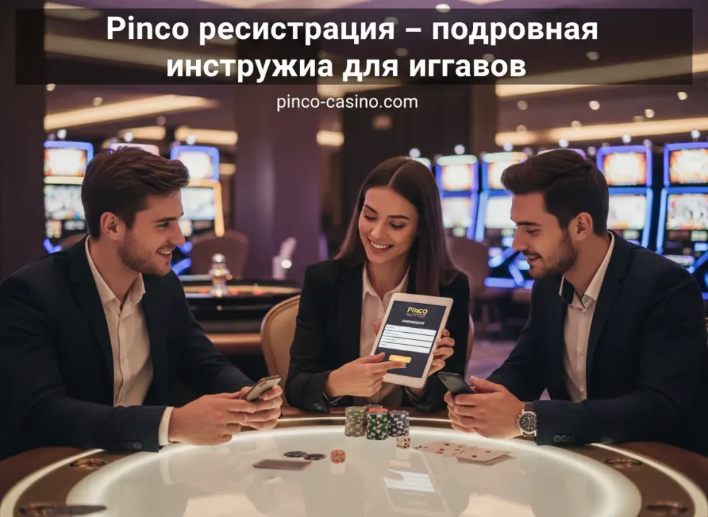 Pinco регистрация – подробная инструкция для игроков